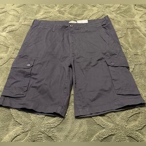 Men's Gray Cargo Shorts 38